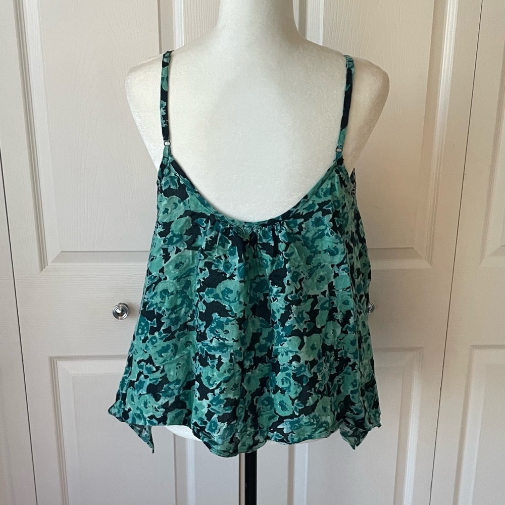 Volcom Better Day woven tank top Teal Tie Dye print size M - Picture 5 of 8